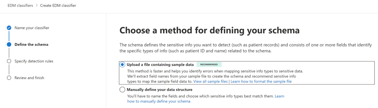 Create an Exact Data Match – New Experience – Bite sized Microsoft 365